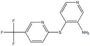 4-{[5-(trifluoromethyl)pyridin-2-yl]sulfanyl}pyridin-3-amine 구조식 이미지