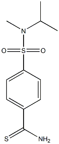 4-{[isopropyl(methyl)amino]sulfonyl}benzenecarbothioamide 구조식 이미지