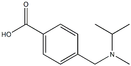 4-{[methyl(propan-2-yl)amino]methyl}benzoic acid Structure