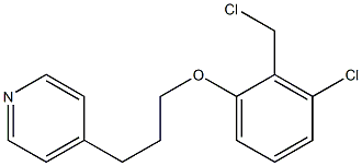 4-{3-[3-chloro-2-(chloromethyl)phenoxy]propyl}pyridine Structure