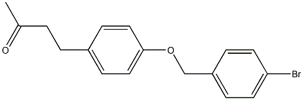 4-{4-[(4-bromobenzyl)oxy]phenyl}butan-2-one Structure