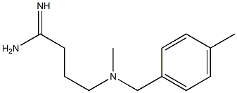 4-{methyl[(4-methylphenyl)methyl]amino}butanimidamide 구조식 이미지