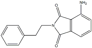 4-amino-2-(2-phenylethyl)-2,3-dihydro-1H-isoindole-1,3-dione 구조식 이미지