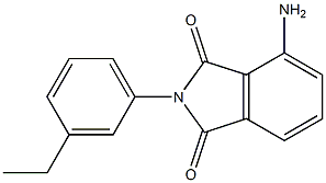 4-amino-2-(3-ethylphenyl)-2,3-dihydro-1H-isoindole-1,3-dione 구조식 이미지