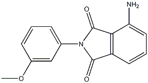 4-amino-2-(3-methoxyphenyl)-2,3-dihydro-1H-isoindole-1,3-dione 구조식 이미지