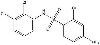 4-amino-2-chloro-N-(2,3-dichlorophenyl)benzene-1-sulfonamide Structure