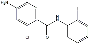 4-amino-2-chloro-N-(2-iodophenyl)benzamide Structure