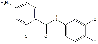 4-amino-2-chloro-N-(3,4-dichlorophenyl)benzamide 구조식 이미지