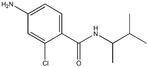 4-amino-2-chloro-N-(3-methylbutan-2-yl)benzamide Structure
