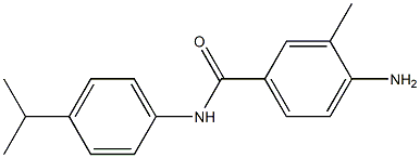 4-amino-3-methyl-N-[4-(propan-2-yl)phenyl]benzamide Structure