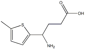 4-amino-4-(5-methylthiophen-2-yl)butanoic acid 구조식 이미지