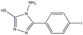 4-amino-5-(4-iodophenyl)-4H-1,2,4-triazole-3-thiol Structure