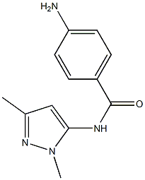 4-amino-N-(1,3-dimethyl-1H-pyrazol-5-yl)benzamide 구조식 이미지
