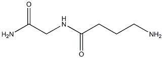 4-amino-N-(2-amino-2-oxoethyl)butanamide 구조식 이미지