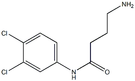 4-amino-N-(3,4-dichlorophenyl)butanamide 구조식 이미지
