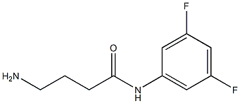 4-amino-N-(3,5-difluorophenyl)butanamide Structure