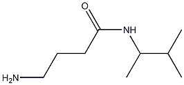 4-amino-N-(3-methylbutan-2-yl)butanamide Structure