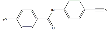 4-amino-N-(4-cyanophenyl)benzamide Structure