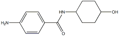 4-amino-N-(4-hydroxycyclohexyl)benzamide 구조식 이미지