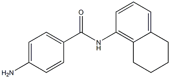 4-amino-N-(5,6,7,8-tetrahydronaphthalen-1-yl)benzamide Structure