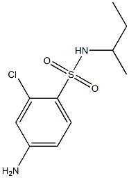 4-amino-N-(butan-2-yl)-2-chlorobenzene-1-sulfonamide 구조식 이미지