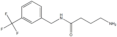 4-amino-N-[3-(trifluoromethyl)benzyl]butanamide 구조식 이미지