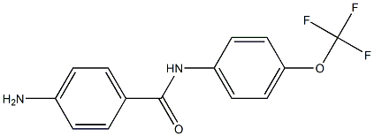 4-amino-N-[4-(trifluoromethoxy)phenyl]benzamide 구조식 이미지