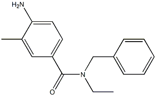 4-amino-N-benzyl-N-ethyl-3-methylbenzamide Structure