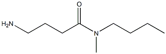 4-amino-N-butyl-N-methylbutanamide Structure