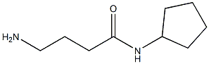 4-amino-N-cyclopentylbutanamide Structure