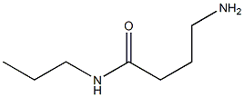 4-amino-N-propylbutanamide 구조식 이미지