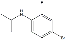 4-bromo-2-fluoro-N-(propan-2-yl)aniline 구조식 이미지