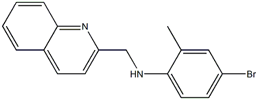 4-bromo-2-methyl-N-(quinolin-2-ylmethyl)aniline 구조식 이미지
