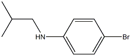 4-bromo-N-(2-methylpropyl)aniline 구조식 이미지