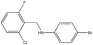 4-bromo-N-[(2-chloro-6-fluorophenyl)methyl]aniline 구조식 이미지