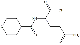 4-carbamoyl-2-(oxan-4-ylformamido)butanoic acid 구조식 이미지