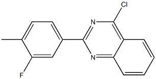 4-chloro-2-(3-fluoro-4-methylphenyl)quinazoline Structure