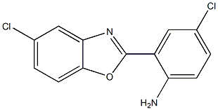 4-chloro-2-(5-chloro-1,3-benzoxazol-2-yl)aniline 구조식 이미지