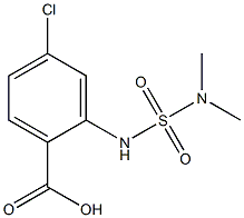 4-chloro-2-[(dimethylsulfamoyl)amino]benzoic acid Structure