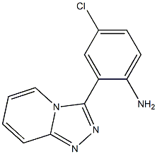 4-chloro-2-[1,2,4]triazolo[4,3-a]pyridin-3-ylaniline Structure