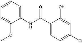 4-chloro-2-hydroxy-N-(2-methoxyphenyl)benzamide Structure