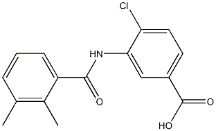 4-chloro-3-[(2,3-dimethylbenzene)amido]benzoic acid Structure