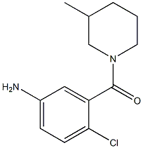 4-chloro-3-[(3-methylpiperidin-1-yl)carbonyl]aniline Structure