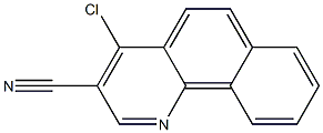 4-chlorobenzo[h]quinoline-3-carbonitrile Structure