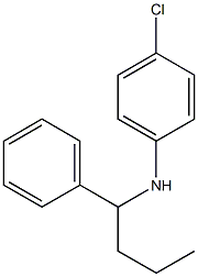 4-chloro-N-(1-phenylbutyl)aniline 구조식 이미지