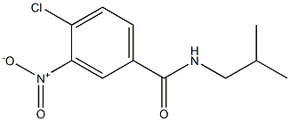 4-chloro-N-(2-methylpropyl)-3-nitrobenzamide Structure