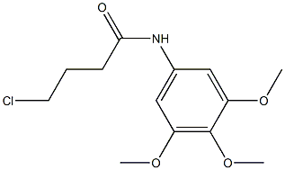 4-chloro-N-(3,4,5-trimethoxyphenyl)butanamide Structure