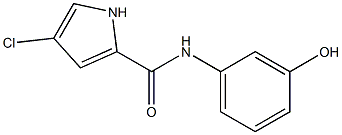 4-chloro-N-(3-hydroxyphenyl)-1H-pyrrole-2-carboxamide Structure