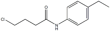 4-chloro-N-(4-ethylphenyl)butanamide Structure