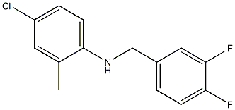 4-chloro-N-[(3,4-difluorophenyl)methyl]-2-methylaniline Structure
